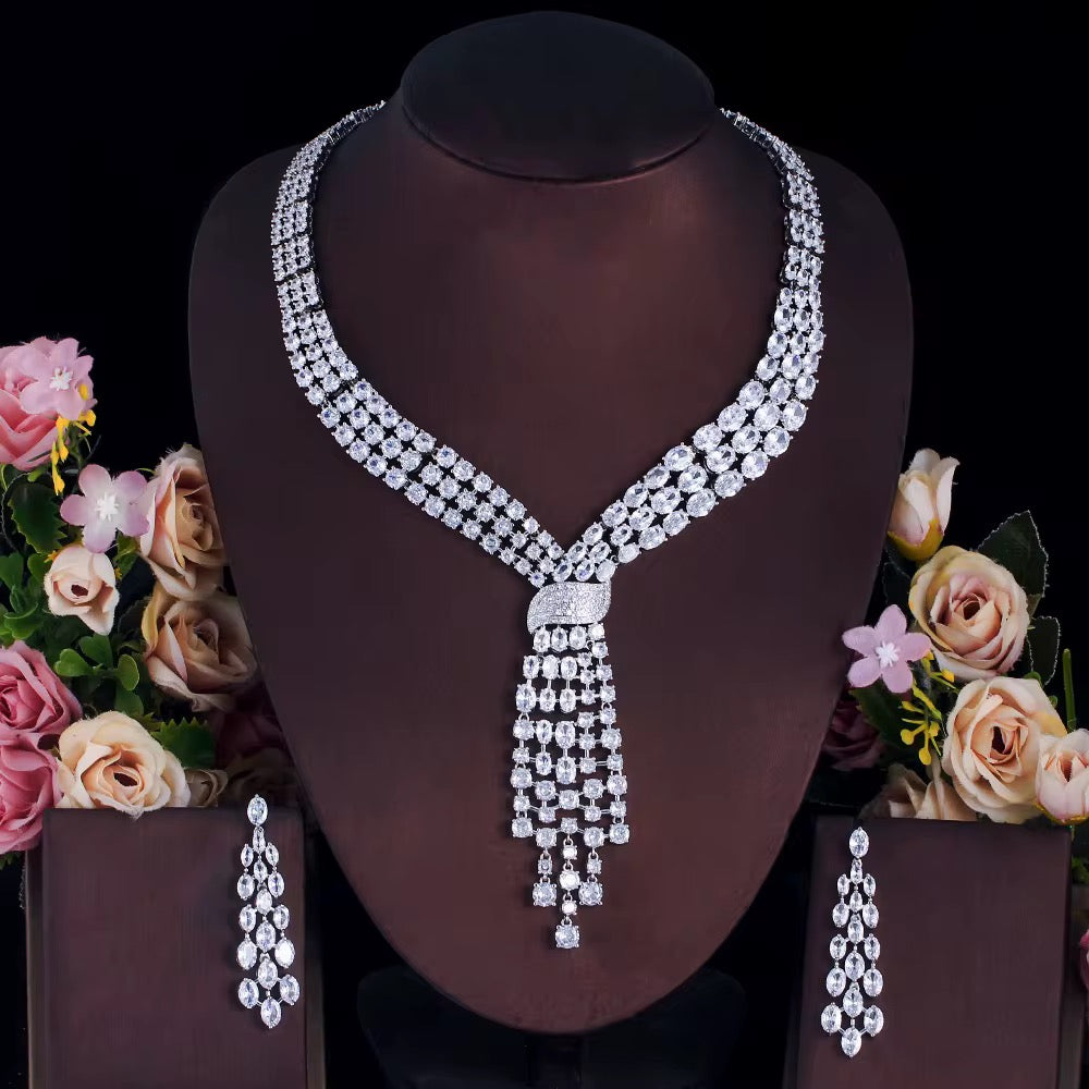 Luxury Zircon Jewelry – Diamond Precision & Premium Silver Finish