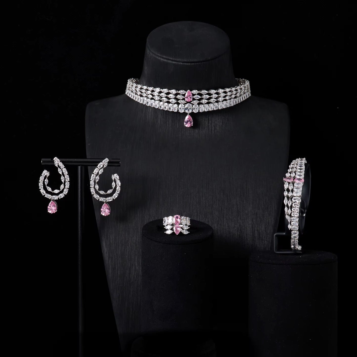 Luxury Zirconia Jewelry: Diamond Precision | High-Quality Silver Plated & Hypoallergenic