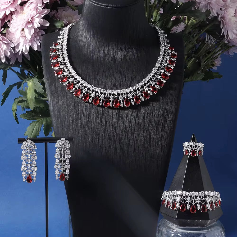 Luxury Zirconia Jewelry: Diamond Precision | High-Quality Silver Plated & Hypoallergenic