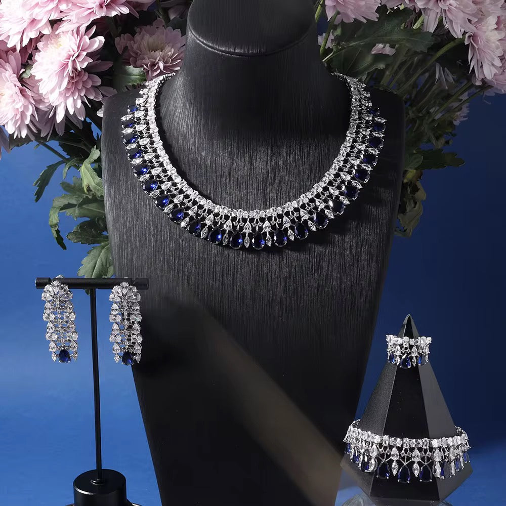 Luxury Zirconia Jewelry: Diamond Precision | High-Quality Silver Plated & Hypoallergenic