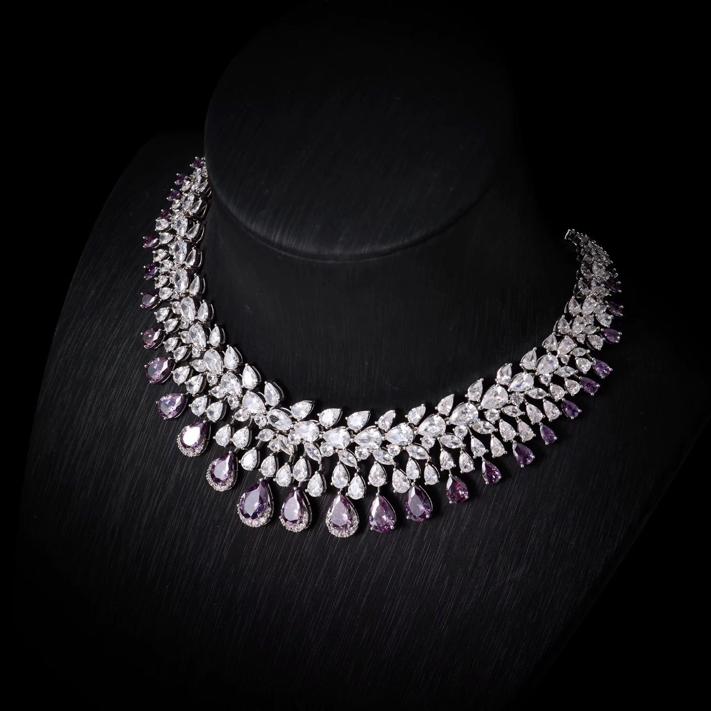 Luxury Zirconia Jewelry: "Diamond Precision," Silver Plated & Hypoallergenic