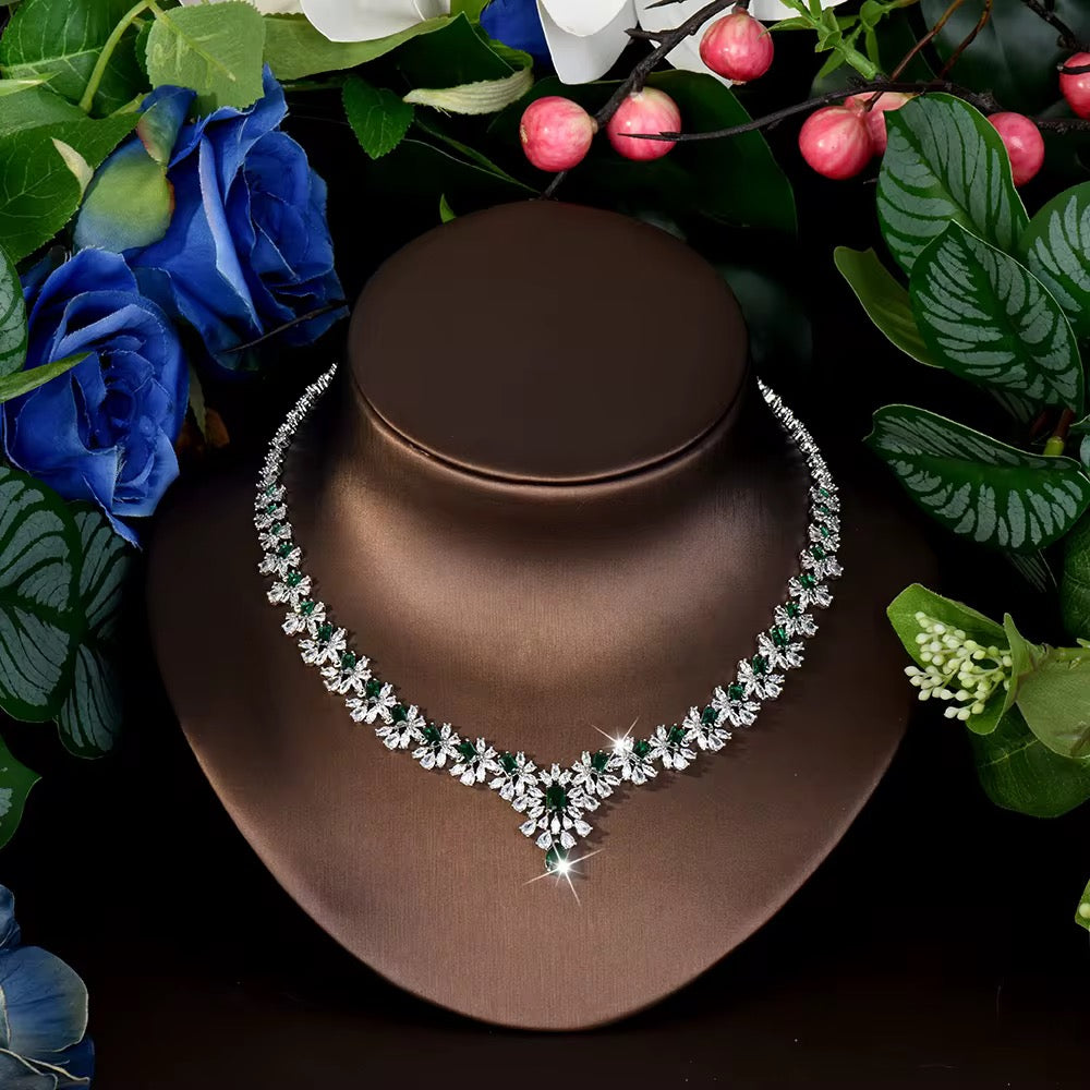 Luxury Zircon Jewelry – Diamond Precision & Premium Silver Finish