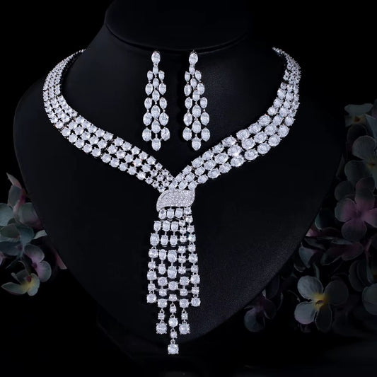 Luxury Zircon Jewelry – Diamond Precision & Premium Silver Finish