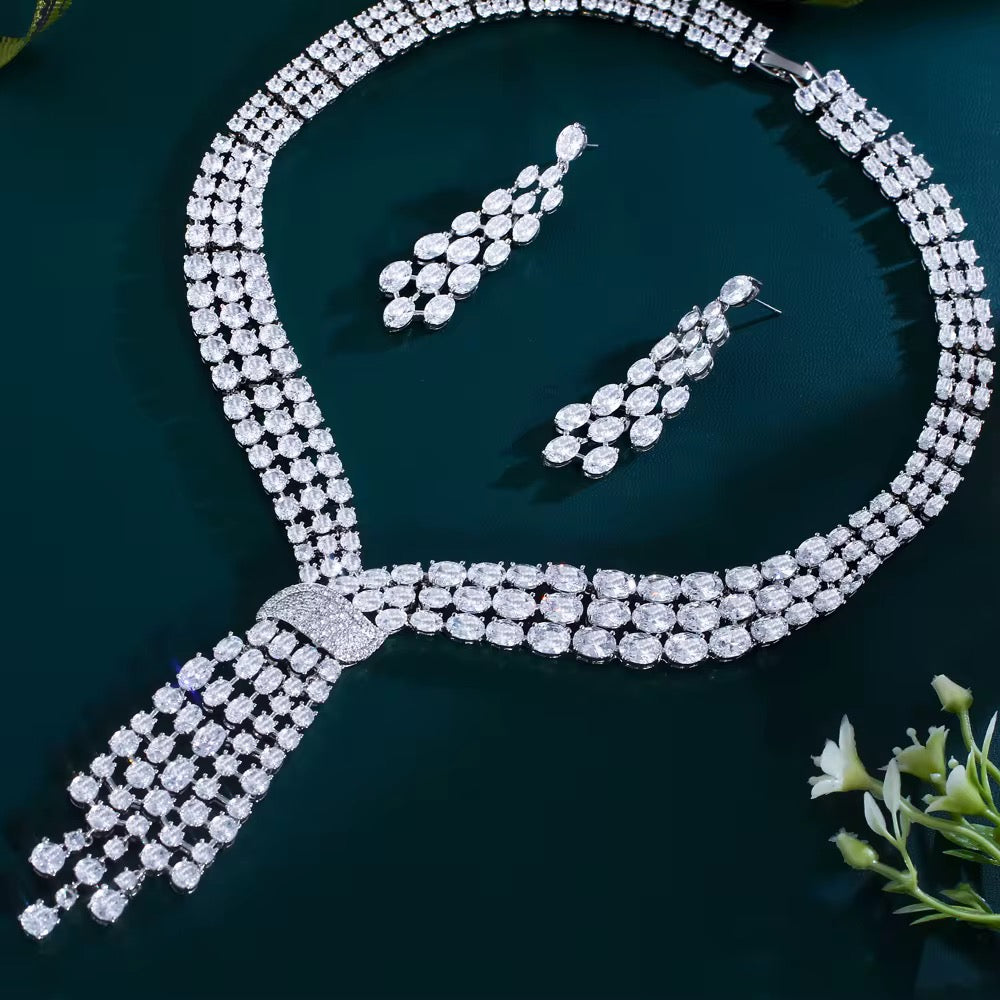 Luxury Zircon Jewelry – Diamond Precision & Premium Silver Finish