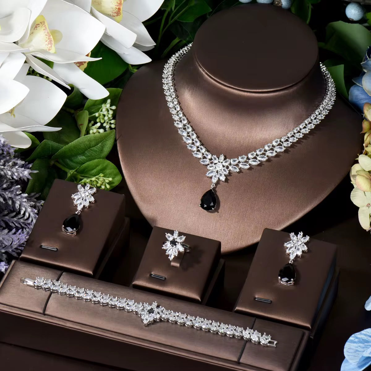 Luxury Zirconia Collection: Diamond-Like Precision & Hypoallergenic Silver Plating