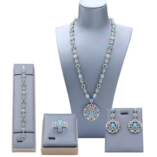 Luxury Zircon Jewelry – Diamond Precision & Premium Silver Plated