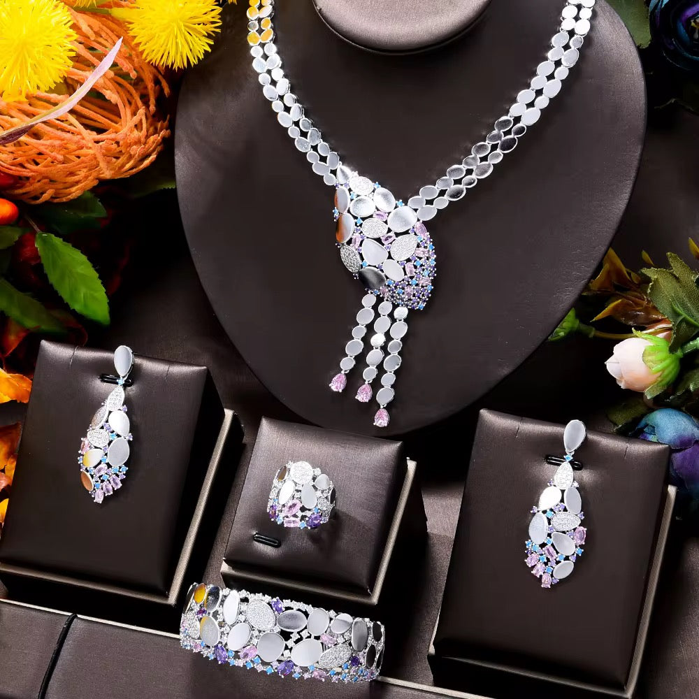 طقم فاخر بديل للذهب – أناقة راقية مع ذهب عيار 21