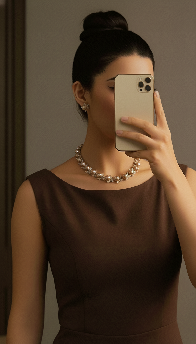 Pearl & Zircon Set with Diamond Brillian